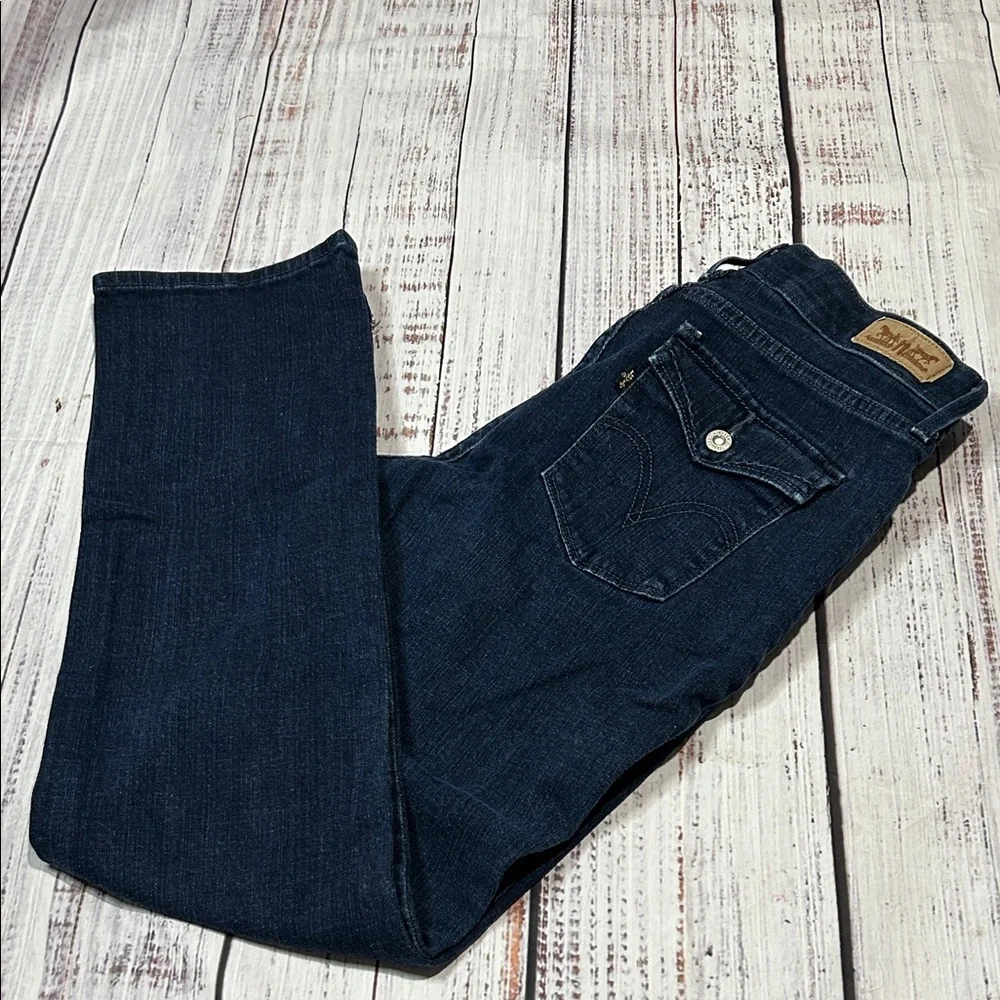 Levi's 525 Perfect Waist Jeans 4s 27x30 Womens Blue Straight Dark Denim Stretch